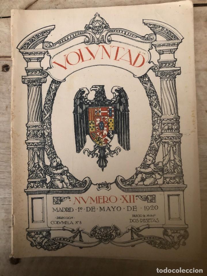 Coleccionismo de Revistas y Peri&oacute;dicos: N&ordm; XII REVISTA VOLUNTAD, 1 DE MAYO DE 1920