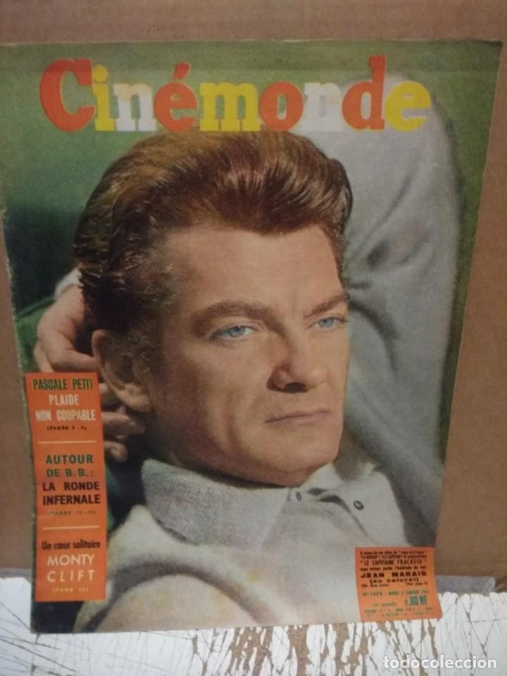 Collection Magazines and Newspapers: CINEMONDE : JEAN MARAIS + PASCALE PETIT + MONTGOMERY CLIFT + DALIAH LAVI