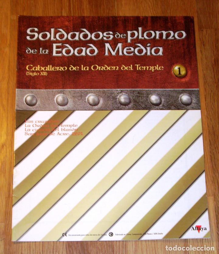 Coleccionismo de Revistas y Peri&oacute;dicos: SOLDADOS DE PLOMO DE LA EDAD MEDIA. Fasc&iacute;culo 1 : Caballero de la Orden del Temple (Sigo XII)