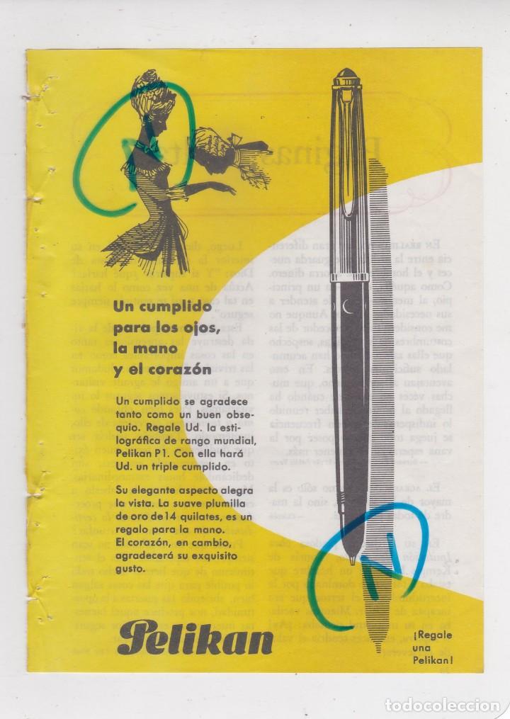 Coleccionismo de Revistas y Peri&oacute;dicos: PUBLICIDAD T 1962. ANUNCIO PELIKAN
