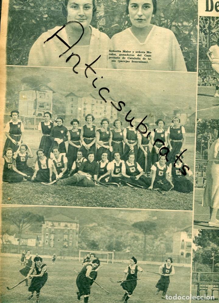 Collezionismo di Riviste e Giornali: REVISTA A&Ntilde;O 1934 DEPORTE FEMENINO MALER MORALES HOCKEY DONOSTIA ZUGATZARTE ANDREU TUGAS RIBE TORRAS