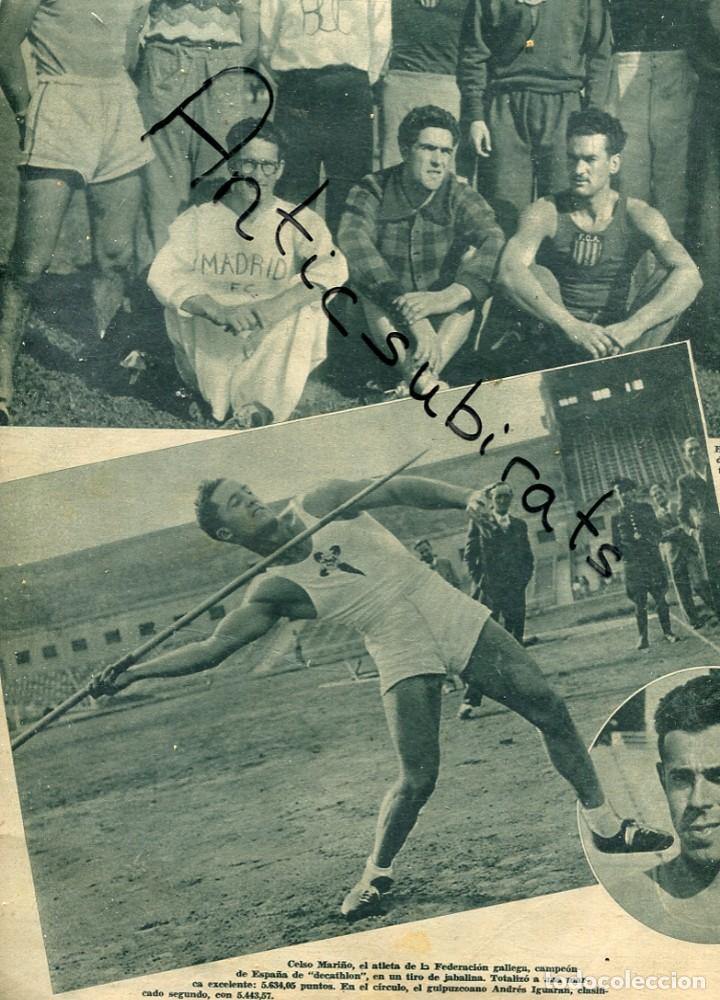 Collectionnisme de Revues et Journaux: REVISTA A&Ntilde;O 1935 CAMPEONATO DE ESPA&Ntilde;A DE DECATHLON CELSO MARI&Ntilde;IO ANDRES IGUARAN CELAYA PUJOL SERRAT