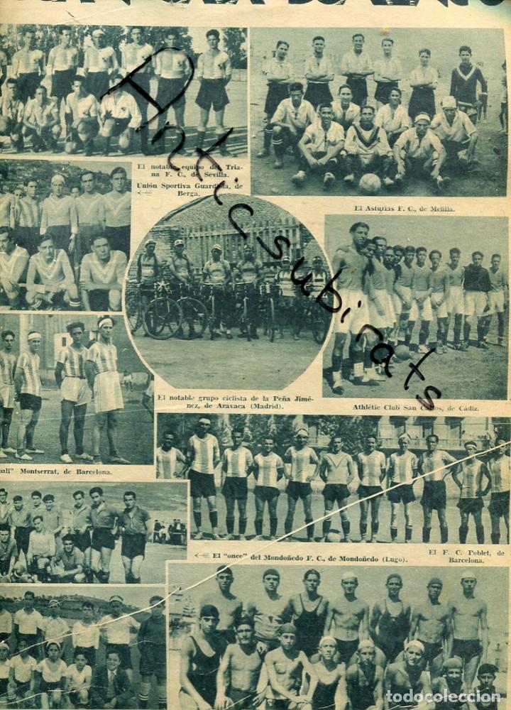 Sammeln von Zeitschriften und Zeitungen: REVSITA A&Ntilde;O 1935 EQUIPO FUTBOL DE TRIANA GUARDIOLA DE BERGA ARAVACA MONDO&Ntilde;EDO MATARO GRANOLLERS
