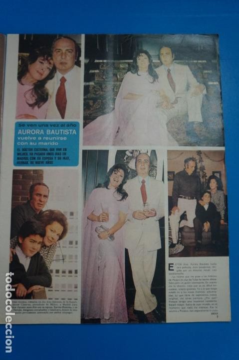 Coleccionismo de Revistas y Peri&oacute;dicos: RECORTE CLIPPING DE AURORA BAUTISTA REVISTA SEMANA N&ordm; 1823 PAG. 3 Y 4 L1