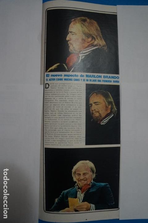 Coleccionismo de Revistas y Peri&oacute;dicos: RECORTE CLIPPING DE MARLON BRANDO REVISTA SEMANA N&ordm; 1840 PAG. 63 L1