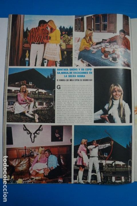 Coleccionismo de Revistas y Peri&oacute;dicos: RECORTE CLIPPING DE GUNTHER SACHS Y MIRJA REVISTA SEMANA N&ordm; 1840 PAG. 44 L1