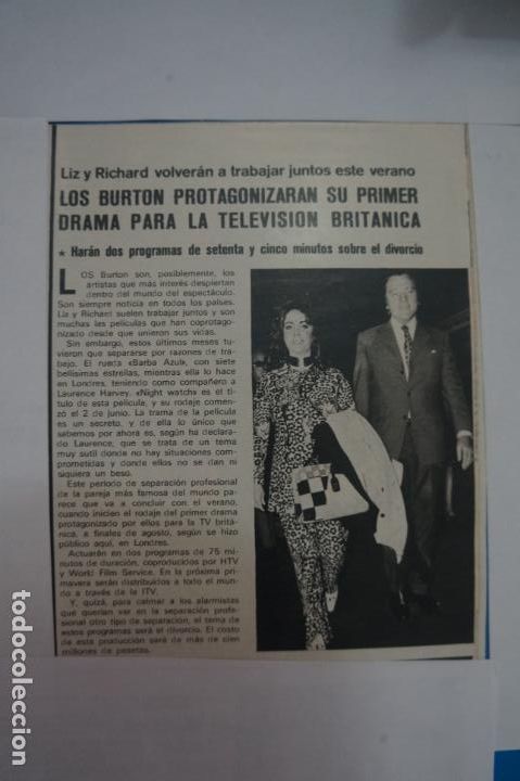 Coleccionismo de Revistas y Peri&oacute;dicos: RECORTE CLIPPING DE LOS BURTON REVISTA SEMANA N&ordm; 1689 PAG. 59 L2