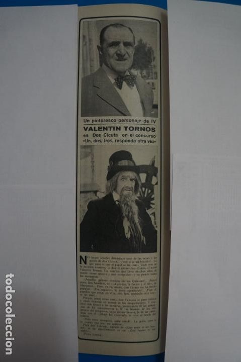 Coleccionismo de Revistas y Peri&oacute;dicos: RECORTE CLIPPING DE VALENTIN TORNOS REVISTA SEMANA N&ordm; 1687 PAG. 88 PAG. 3 L2
