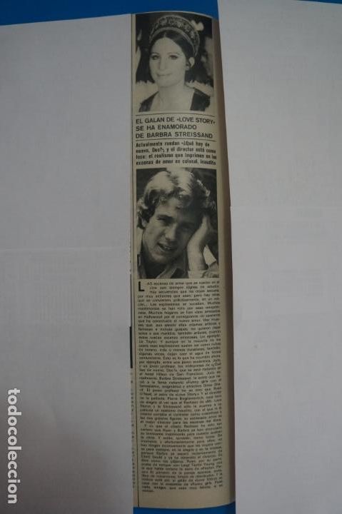 Coleccionismo de Revistas y Peri&oacute;dicos: RECORTE CLIPPING DE BARBARA STREISSAND REVISTA SEMANA N&ordm; 1687 PAG. 76 PAG. 3 L2