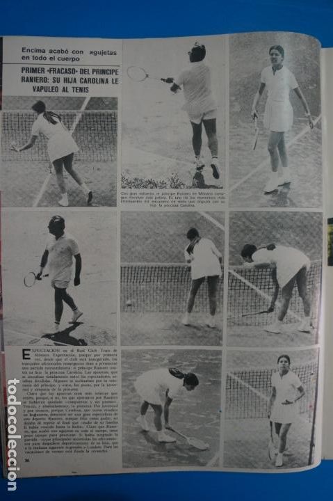 Coleccionismo de Revistas y Peri&oacute;dicos: RECORTE CLIPPING DE PRINCIPE RANIERO Y CAROLINA DE MONACO REVISTA SEMANA N&ordm; 1685 PAG. 36 L2