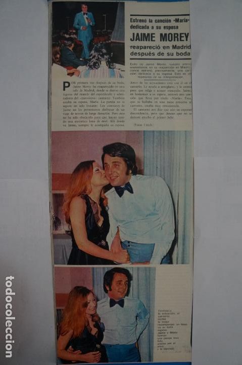 Coleccionismo de Revistas y Peri&oacute;dicos: RECORTE CLIPPING DE JAIME MOREY REVISTA SEMANA N&ordm; 1685 PAG. 34 L2