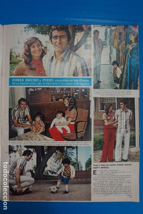 Coleccionismo de Revistas y Peri&oacute;dicos: RECORTE CLIPPING DE SONIA BRUNO Y PIRRI REVISTA SEMANA N&ordm; 1685 PAG. 3 L2