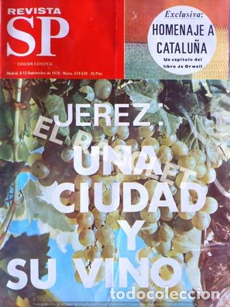 Collectionnisme de Revues et Journaux: ANTIGUA REVISTA - SP- EDICION EUROPEA - MADRID 6 Y 13 SEPTIEMBRE DE 1970 - N&ordm; 519 - 520 -