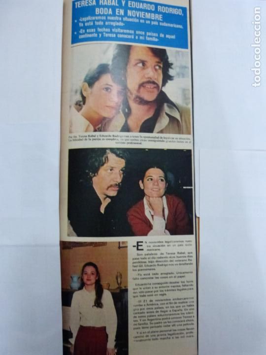 Coleccionismo de Revistas y Peri&oacute;dicos: RECORTE CLIPPING DE TERESA RABAL REVISTA SEMANA N&ordm; 1839 PAG. 67 Y 68 L3