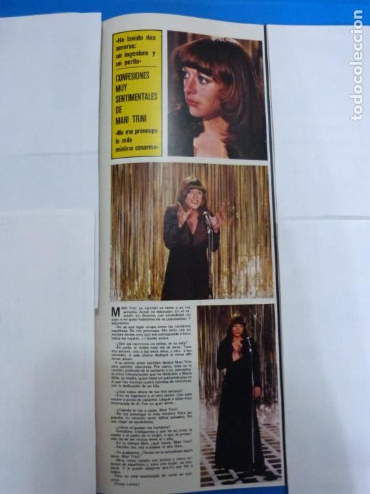 Coleccionismo de Revistas y Peri&oacute;dicos: RECORTE CLIPPING DE MARI TRINI REVISTA SEMANA N&ordm; 1839 PAG. 53 L3