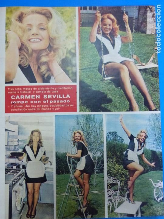 Coleccionismo de Revistas y Peri&oacute;dicos: RECORTE CLIPPING DE CARMEN SEVILLA REVISTA SEMANA N&ordm; 1838 PAG. 31 Y 32 L3