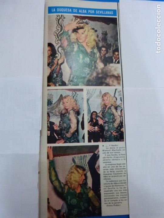 Coleccionismo de Revistas y Peri&oacute;dicos: RECORTE CLIPPING DE DUQUESA DE ALBA REVISTA SEMANA N&ordm; 1838 PAG. 39 L3