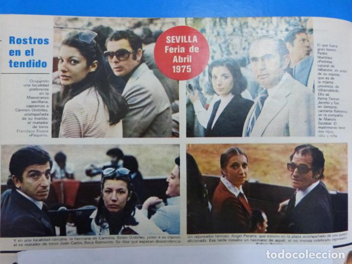 Coleccionismo de Revistas y Peri&oacute;dicos: RECORTE CLIPPING DE FERIA DE ABRIL 1975 REVISTA SEMANA N&ordm; 1837 PAG. 70 L3