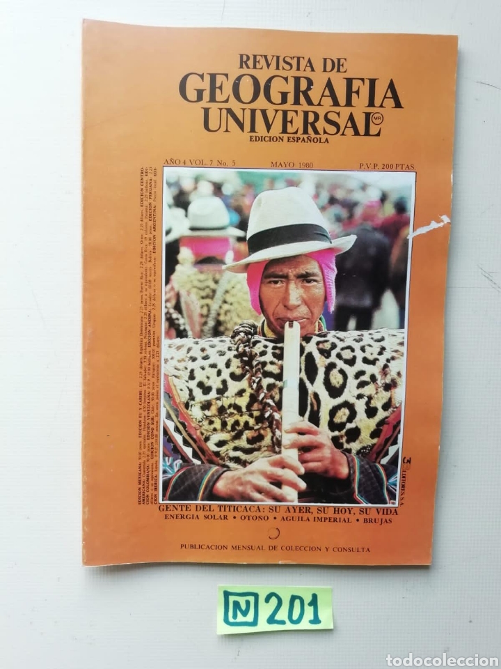 Colecionismo de Revistas e Jornais: Revista De Geograf&iacute;a Universal