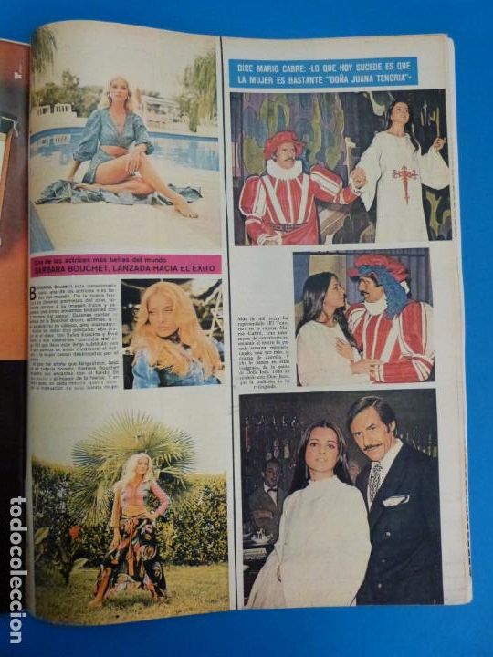 Coleccionismo de Revistas y Peri&oacute;dicos: RECORTE CLIPPING DE BARBARA BOUCHET REVISTA SEMANA N&ordm; 1710 PAG. 115 L4
