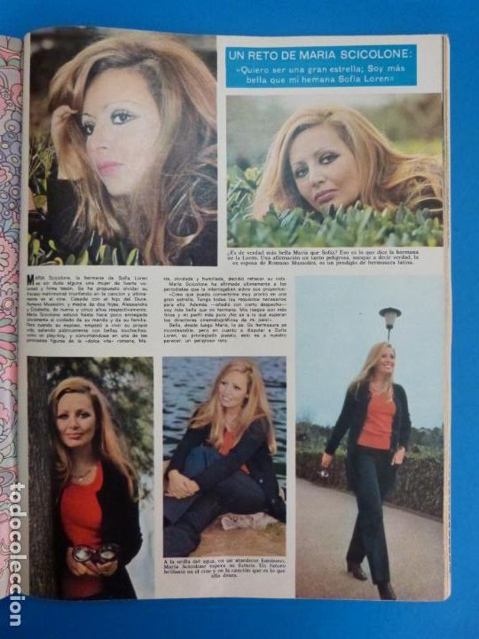 Coleccionismo de Revistas y Peri&oacute;dicos: RECORTE CLIPPING DE MARIA SCICOLONE REVISTA SEMANA N&ordm; 1710 PAG. 71 L4