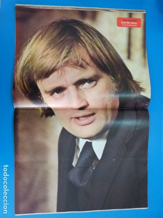 Coleccionismo de Revistas y Peri&oacute;dicos: RECORTE CLIPPING DE POSTER DAVID MC CALLUM REVISTA SEMANA N&ordm; 1710 PAG. 66 Y 67 L4