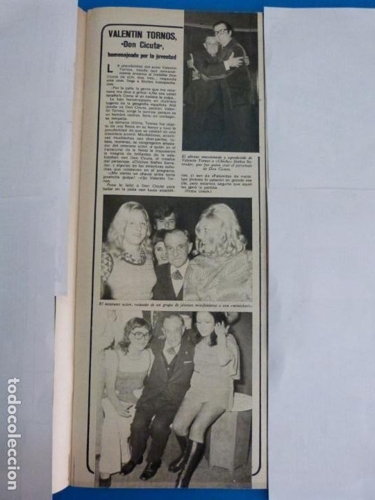 Coleccionismo de Revistas y Peri&oacute;dicos: RECORTE CLIPPING DE VALENTIN TORNOS REVISTA SEMANA N&ordm; 1710 PAG. 33 L4