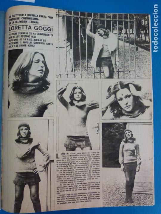 Coleccionismo de Revistas y Peri&oacute;dicos: RECORTE CLIPPING DE LORETTA GOGGI REVISTA SEMANA N&ordm; 1707 PAG. 87 L4