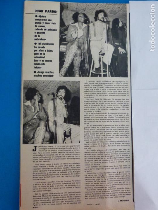 Coleccionismo de Revistas y Peri&oacute;dicos: RECORTE CLIPPING DE JUAN PARDO REVISTA SEMANA N&ordm; 1831 PAG. 63 Y 64 L4