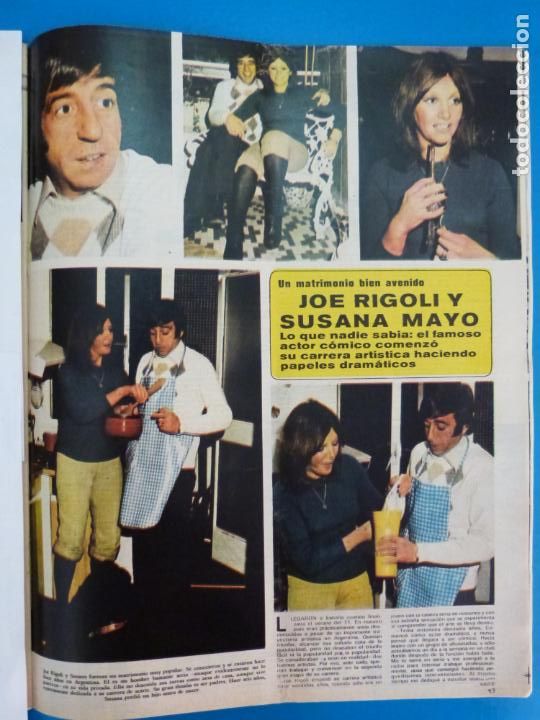 Coleccionismo de Revistas y Peri&oacute;dicos: RECORTE CLIPPING DE JOE RIGOLI Y SUSANA MAYO REVISTA SEMANA N&ordm; 1827 PAG. 43 Y 44 L4