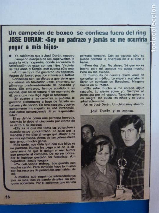 Coleccionismo de Revistas y Peri&oacute;dicos: RECORTE CLIPPING DE JOSE DURAN REVISTA SEMANA N&ordm; 1828 PAG. 46 L4