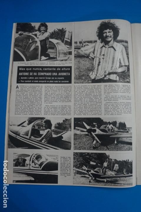 Coleccionismo de Revistas y Peri&oacute;dicos: RECORTE CLIPPING DE ANTOINE CANTANTE REVISTA SEMANA N&ordm; 1695 PAG. 20 L6