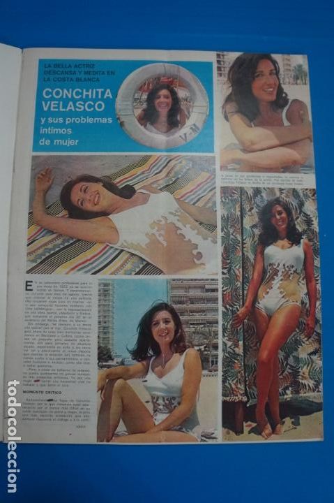 Coleccionismo de Revistas y Peri&oacute;dicos: RECORTE CLIPPING DE CONCHITA VELASCO REVISTA SEMANA N&ordm; 1695 PAG. 3 Y 4 L6