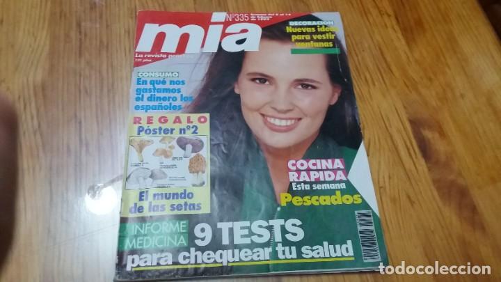Coleccionismo de revistas y peri&oacute;dicos: Revista MIA N&deg; 325 a&ntilde;o 1993 salud cocina setas