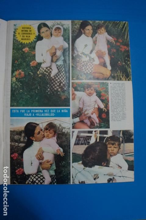 Coleccionismo de Revistas y Peri&oacute;dicos: RECORTE CLIPPING DE EL CORDOBES Y SU HIJA MARIBEL REVISTA SEMANA N&ordm; 1696 PAG. 3 AL 9 L6