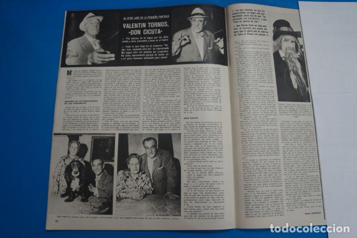 Coleccionismo de Revistas y Peri&oacute;dicos: RECORTE CLIPPING DE VALENTIN TORNOS DON CICUTA REVISTA SEMANA N&ordm; 1697 PAG. 52 Y 53 L6