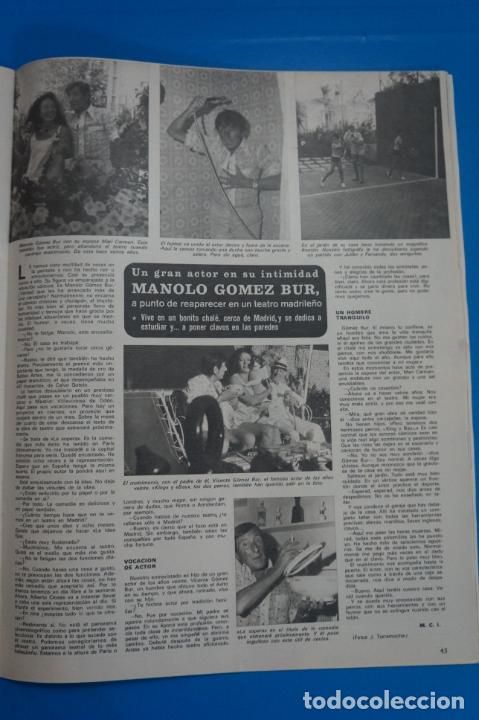 Coleccionismo de Revistas y Peri&oacute;dicos: RECORTE CLIPPING DE MANOLO GOMEZ BUR REVISTA SEMANA N&ordm; 1698 PAG. 43 L6