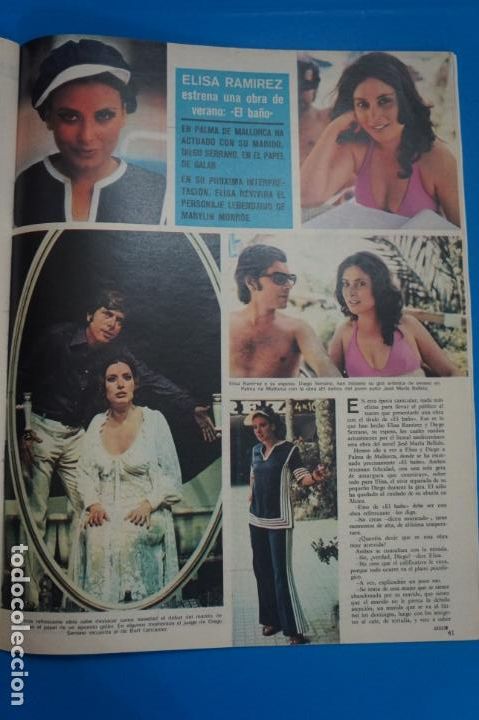 Coleccionismo de Revistas y Peri&oacute;dicos: RECORTE CLIPPING DE ELISA RAMIREZ REVISTA SEMANA N&ordm; 1698 PAG. 41 Y 42 L6