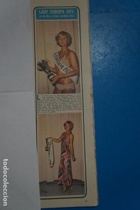 Coleccionismo de Revistas y Peri&oacute;dicos: RECORTE CLIPPING DE LADY EUROPA REVISTA SEMANA N&ordm; 1699 PAG. 41 L6