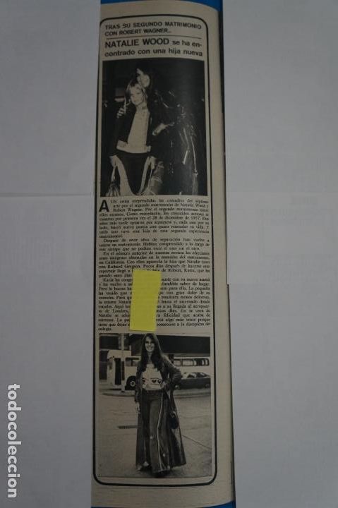 Coleccionismo de Revistas y Peri&oacute;dicos: RECORTE CLIPPING DE NATALIE WOOD REVISTA SEMANA N&ordm; 1699 PAG. 18 L6