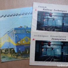 Coleccionismo de Revistas y Periódicos: 3 REVISTAS TRENES, FERROCARRILES - AÑOS 1980 Y 1958, VER FOTOS ADICIONALES
