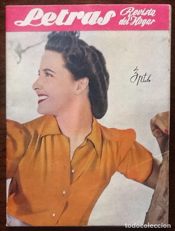 Collectionnisme de Revues et Journaux: REVISTA DEL HOGAR . LETRAS. 1944. ENVIO INCLUIDO EN EL PRECIO.
