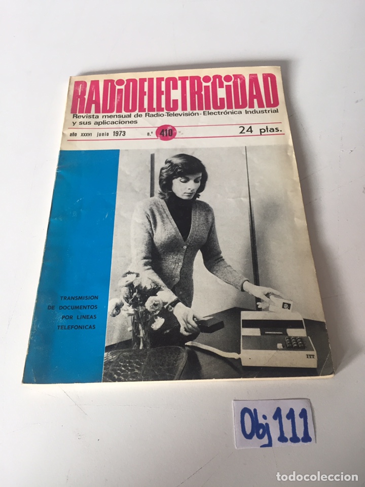 Collezionismo di Riviste e Giornali: Radioel&eacute;ctricidad
