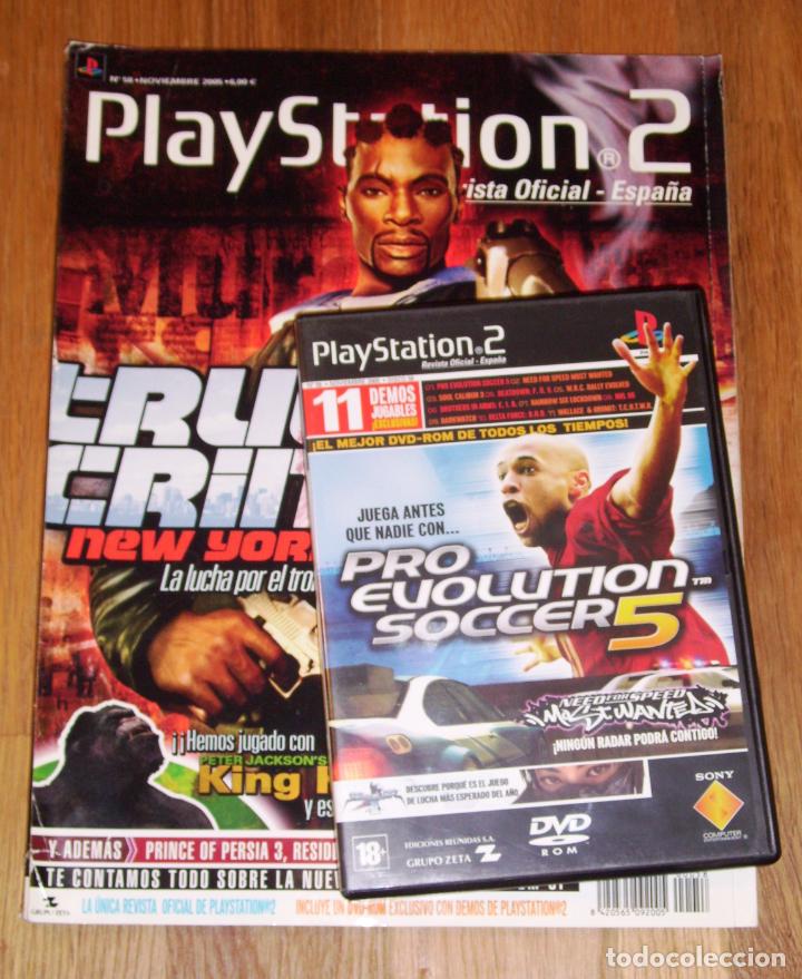 Coleccionismo de revistas y peri&oacute;dicos: PLAYSTATION 2 : Revista Oficial. N&ordm; 58 ; Noviembre 2005 + DVD DEMOS