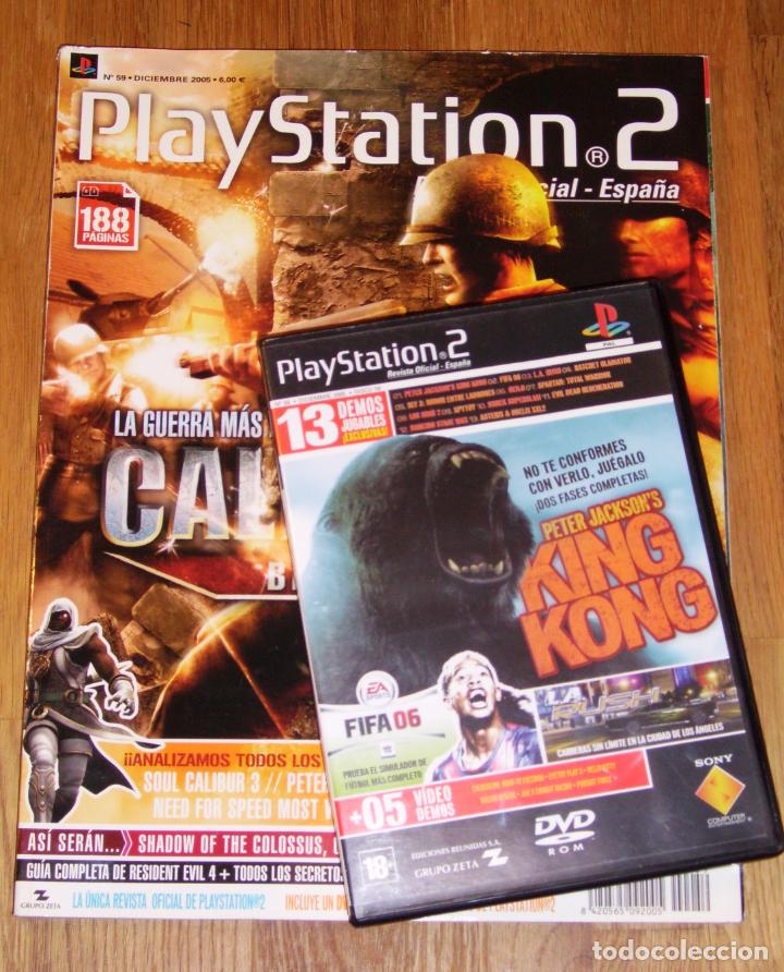 Coleccionismo de revistas y peri&oacute;dicos: PLAYSTATION 2 : Revista Oficial. N&ordm; 59 ; Diciembre 2005 + DVD DEMOS