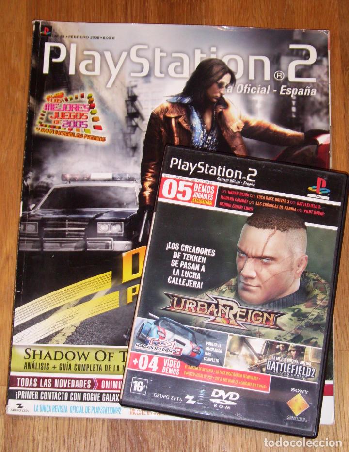 Coleccionismo de revistas y peri&oacute;dicos: PLAYSTATION 2 : Revista Oficial. N&ordm; 61 ; Febrero 2006 + DVD DEMOS