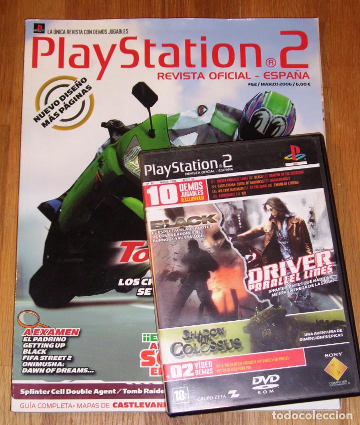 Coleccionismo de revistas y peri&oacute;dicos: PLAYSTATION 2 : Revista Oficial. N&ordm; 62 ; Marzo 2006 + DVD DEMOS