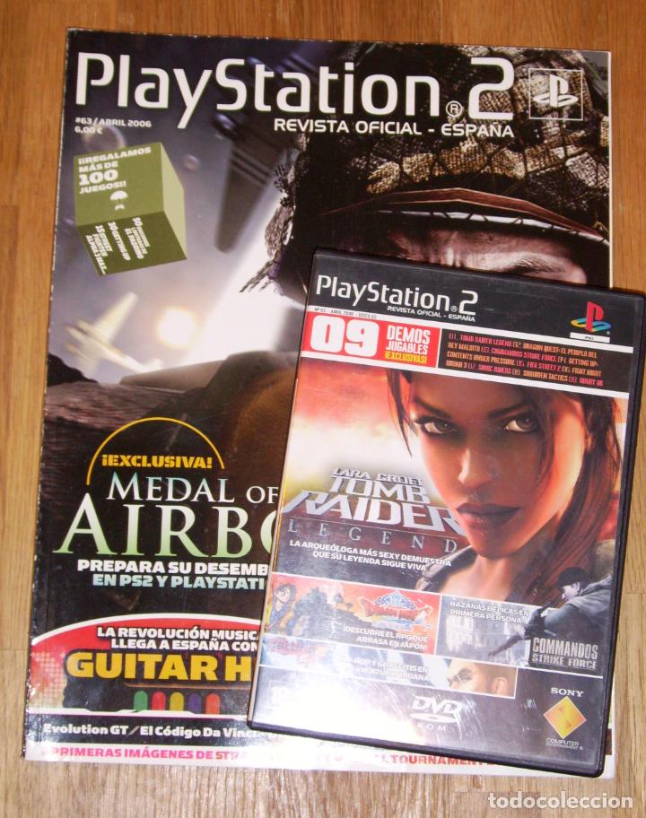 Coleccionismo de revistas y peri&oacute;dicos: PLAYSTATION 2 : Revista Oficial. N&ordm; 63 ; Abril 2006 + DVD DEMOS