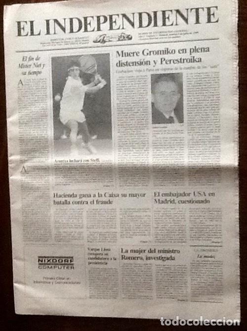 Colecionismo de Revistas e Jornais: DIARIO - EL INDEPENDIENTE - NUMERO 1. 1989. ENVIO INCLUIDO EN EL PRECIO.