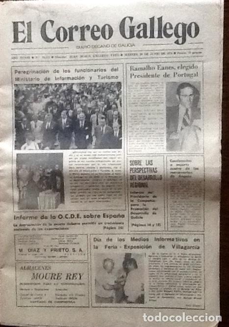 Coleccionismo de Revistas y Peri&oacute;dicos: DIARIO EL CORREO GALLEGO 1976. ENVIO INCLUIDO EN EL PRECIO.